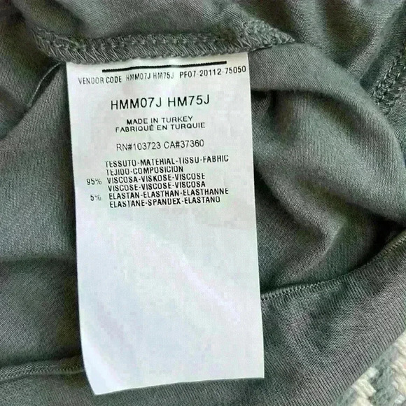 Armani Collezioni T-shirt size 12 gray/green color.  NWT from Neiman Marcus - Picture 10 of 10